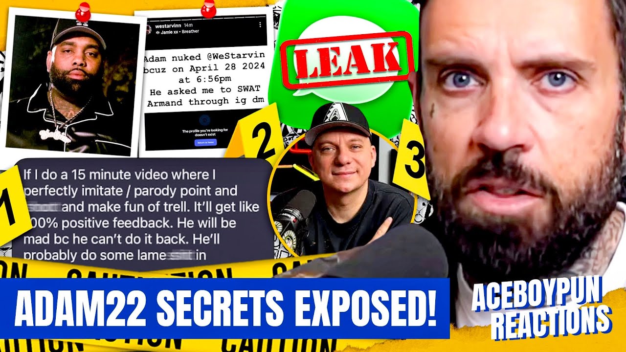 Adam22’s Leaked Texts EXPOSE SWAT Attempt & Bootleg Kev Convo