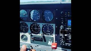 Beechcraft Sundowner 180 landing at Gwinnett County Airport