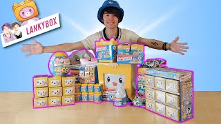UNBOXING A TON OF LANKYBOX! Mystery Figures, Plushies, Really Big Boxy! #lankybox #unboxing #mystery