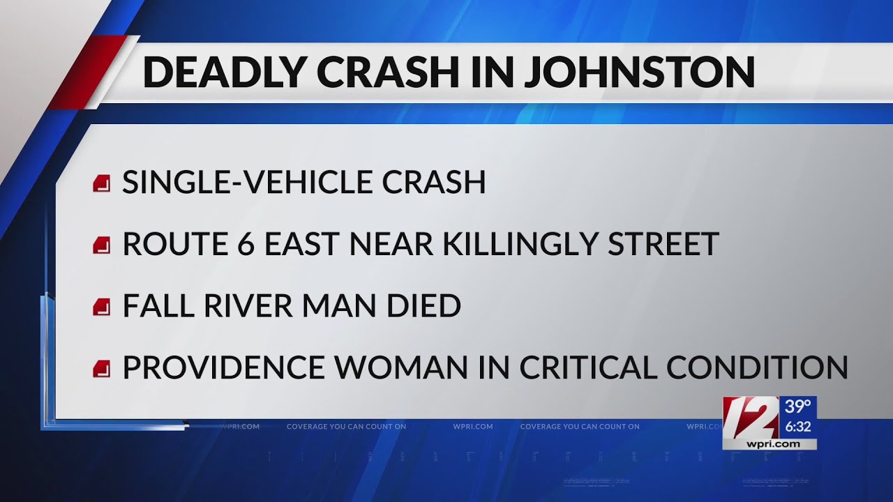 Driver killed in Johnston crash; passenger in critical condition YouTube