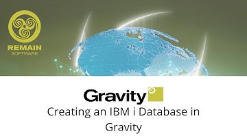 Project and Workflow Management- Creating an IBM i Database in Gravity
