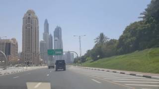 Driving in Dubai Jumeirah till Dubai Marina