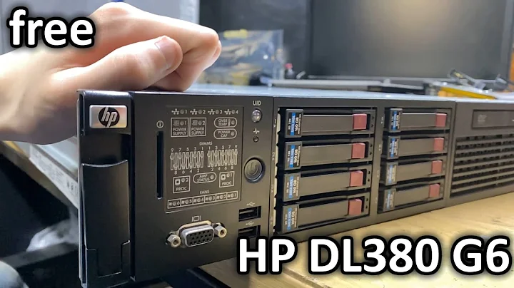 Free HP DL380 G6 Overview, cleanup and Upgrades