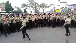Yel yel siswa seba angkatan 38 SPN POLDA JABAR