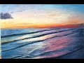 Painting a beach sunset | Moving, Winter Art Clearance Sale