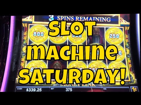 Slot Machine Saturday - Jackpots, Free Spins & More!