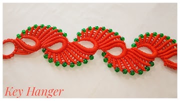 Macrame key Hanger Full Tutorial || How to make Macrame Key Hanger Easily At Home || DIY💕AnishaSingh