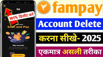 fampay account delete kaise kare | fampay account delete | how to delete fampay account permanently