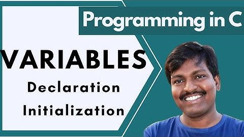 Variables in C || Declaration || Initialisation || C Language in Telugu and English