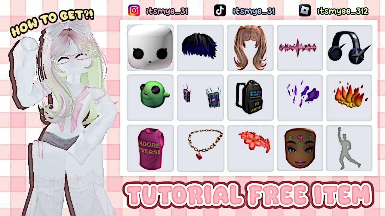 TUTORIAL FREE ITEM DI ROBLOX 2025😍‼️ || Roblox Indonesia