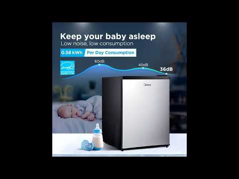 Midea WHS-87LSS1 Refrigerator Full Review with Spec
