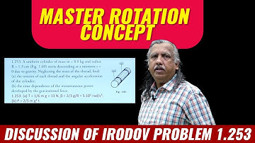 Master Rotation Concept Discussion of Irodov Problem 1.253 | Physics | NJ Sir