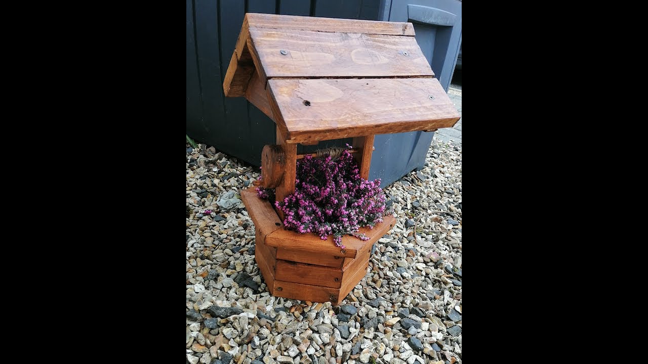 Wishing Well Planter Woodworking
