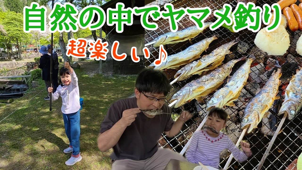 【釣り堀】自然&楽しさいっぱい！ヤマメ、アマゴ、ニジマス釣りとバーベキューを満喫★広島県山県郡★大暮養魚場