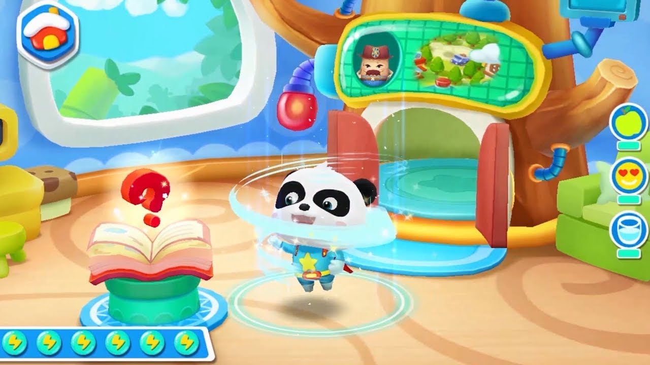 Little Panda Saves English Town | ABC Learning for Kids | Gameplay Video |  BabyBus Game - YouTube
