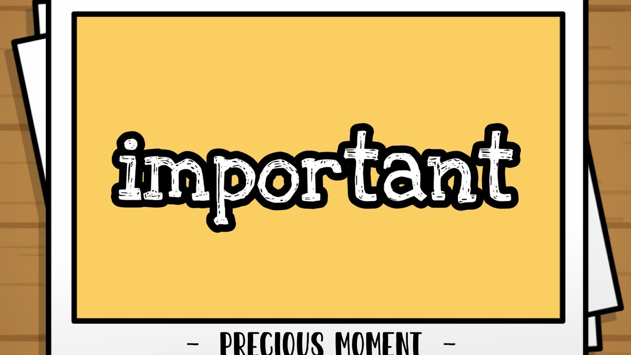 Very important - YouTube