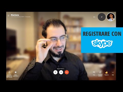 Video: Come Registrare Una Conversazione Su Skype