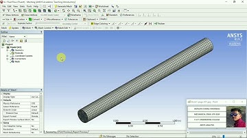 ANSYS Fluent CFD Analysis of Laminar flow in 3D Circlular Pipe