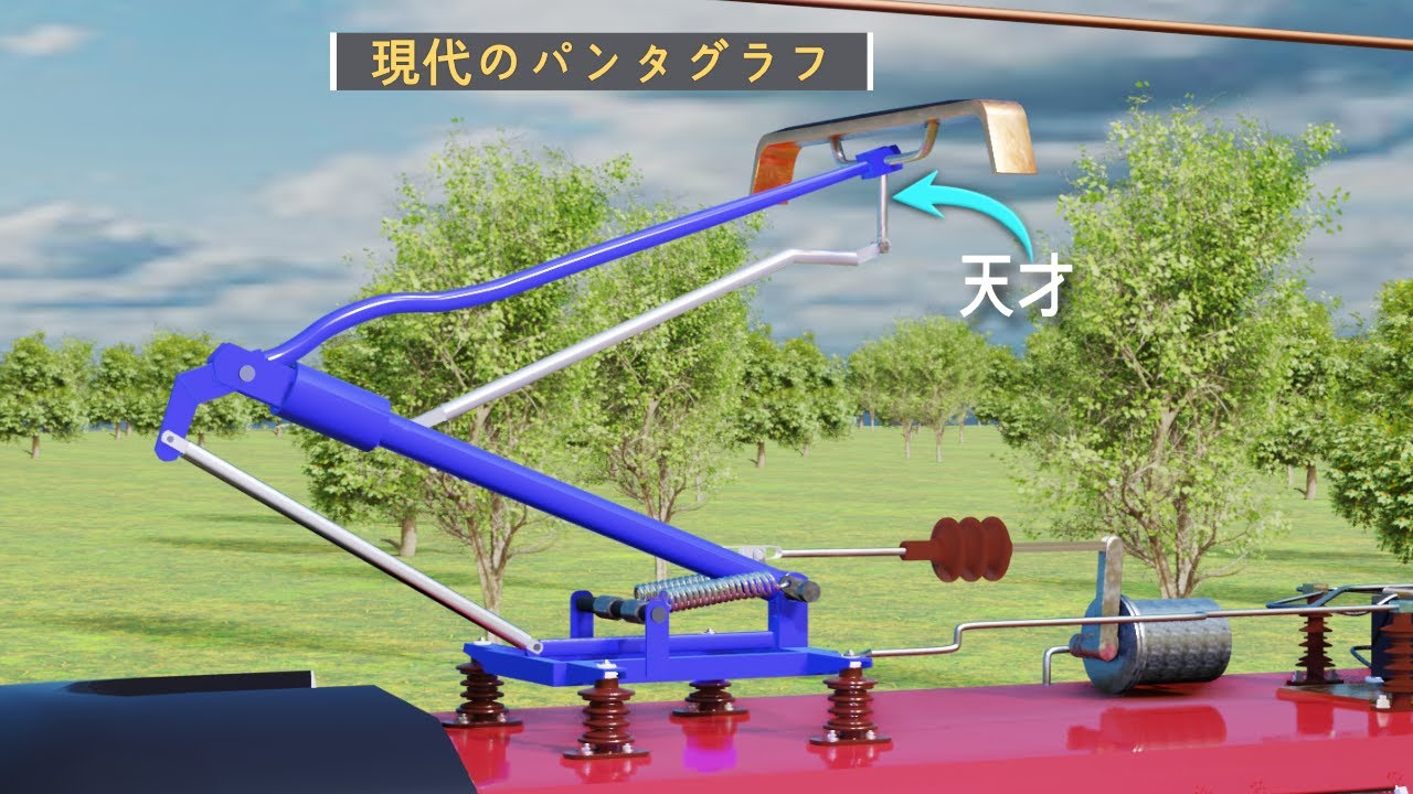 パンタグラフに隠された華麗なる工学！