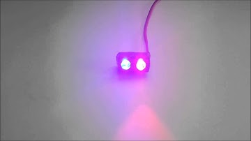 1:18 Police Lightbar 2led Random Flashing