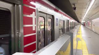 Osaka Metro御堂筋線30000系22編成なかもず行き発車シーン