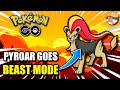 PYROAR Goes *BEAST MODE* in Ultra Premier! [Pokemon GO Battle League]