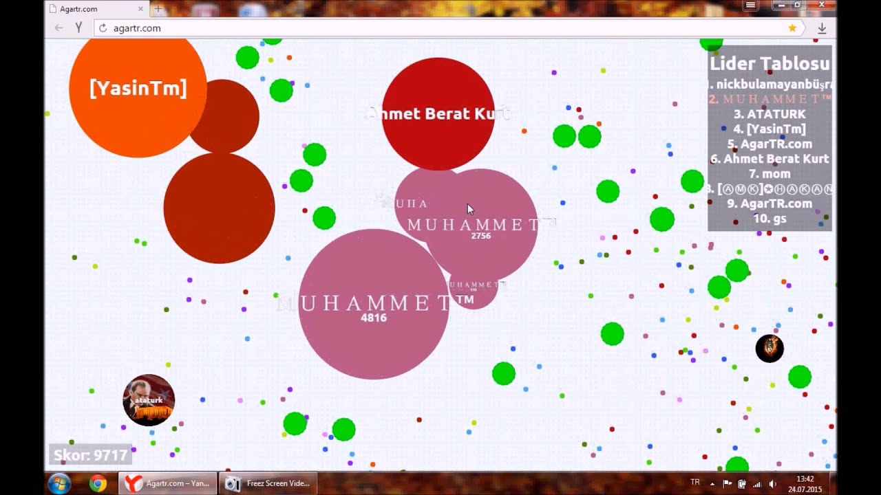 AgarTR.com Oyun Videosu. [OFFİCAL VİDEO]