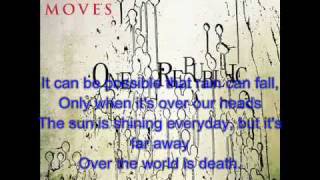 One Republic - All The Right Moves (lyrics)