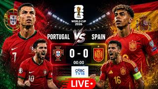 🔴Spain vs Portugal LIVE: FIFA World Cup 2026 Round of 16 POR Vs ESP Match | Ronaldo Vs Yamal | N18G