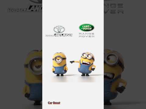 Range Rover vs Toyota Land Cruiser v8 minions style. tiktok illuminations