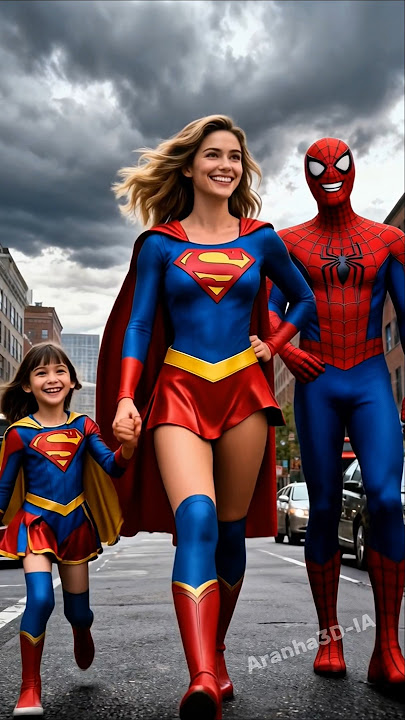 Resgate Inesperado: Coringa Sequestra a Filha do Homem-Aranha #homemaranha #supergirl #short