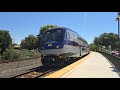 Late ACE Train 02 at Fremont Station with ACEX #3314 Cab Car and #3113 SC-44