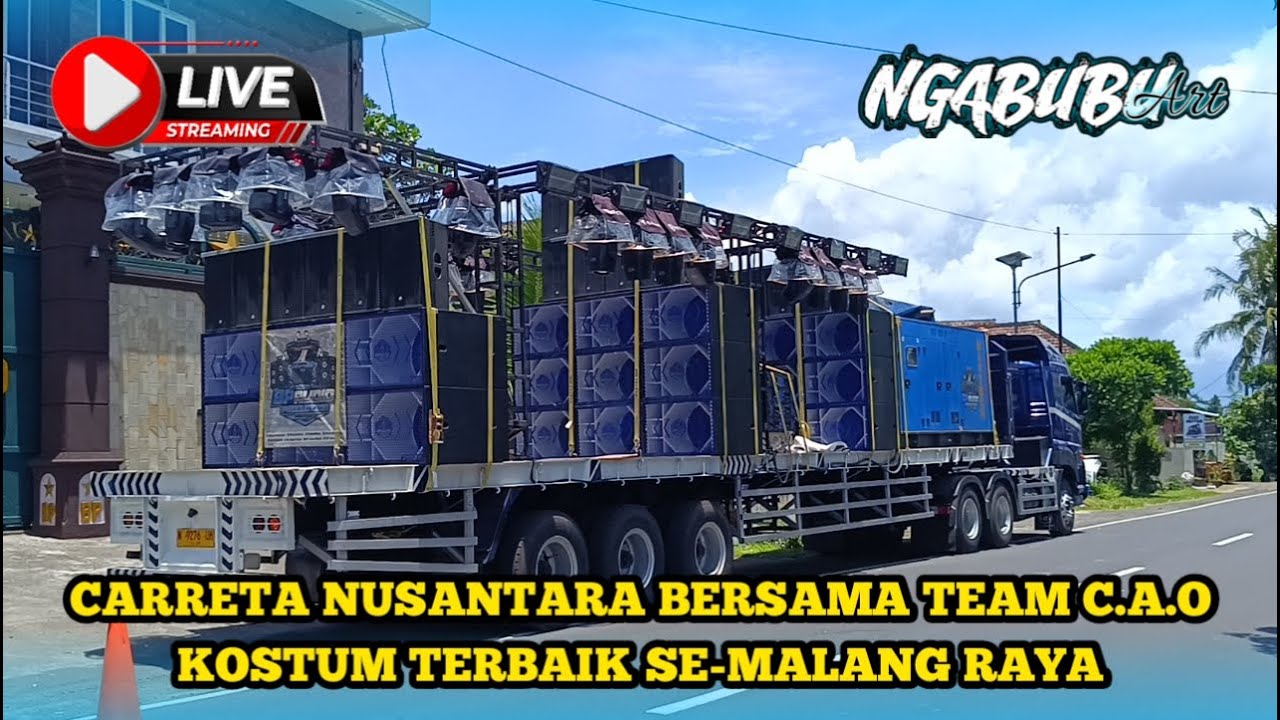🛑LIVE PAWAI ‼️CARRETA NUSANTARA BERSAMA TEAM C.A.O KOSTUM TERBAIK SE-MALANG RAYA