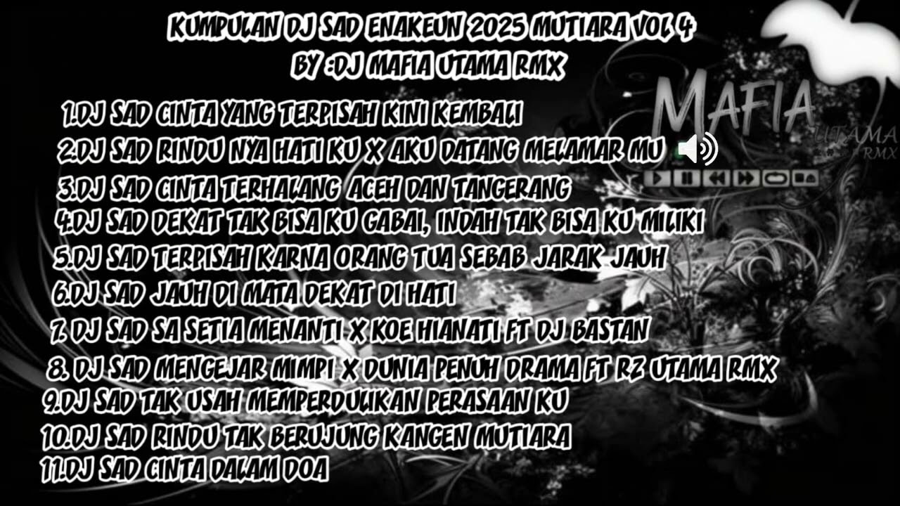DJ SAD☘️🎶 TRAP FUTUNE BASS ORIGINAL FULL ALBUM MUTIARA VOL 4 BY DJ MAFIA UTAMA RMX 2026.