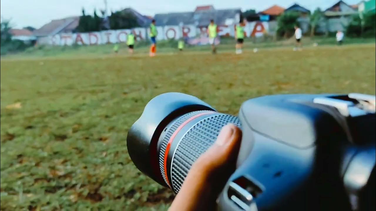 photo bola pake lensa tele 75 - 300 Canon - YouTube