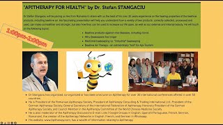 2022 World Bee Day - DR  STANGACIU - Apitherapy For Health and WellBeing