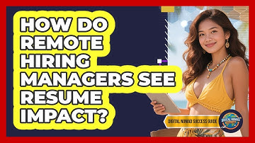 How Do Remote Hiring Managers See Resume Impact?