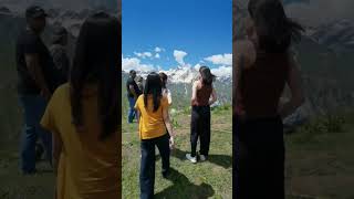 #горы и #девушки на #природа #таджикистан #shorts