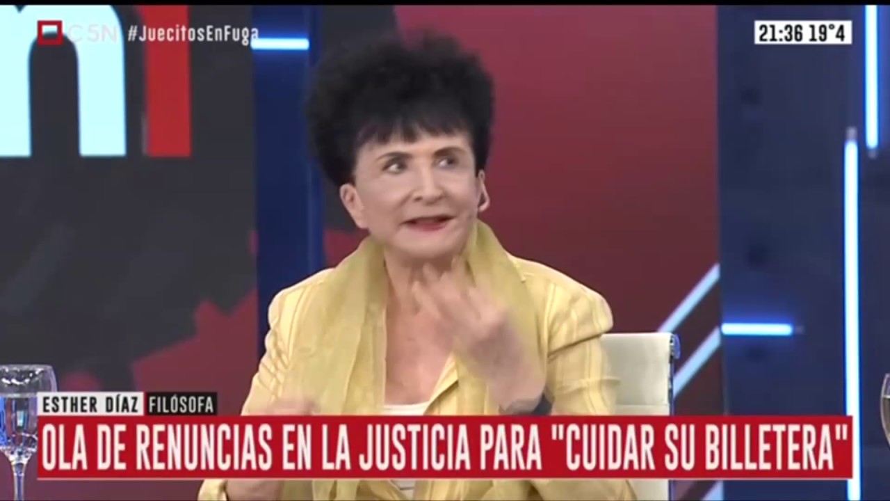 Esther Díaz en Minuto Uno - C5N- - YouTube