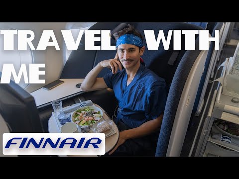 Travel With Me: AMS - HEL onboard the new Finnair A350 Business Class (Amsterdam airport chaos) 2022