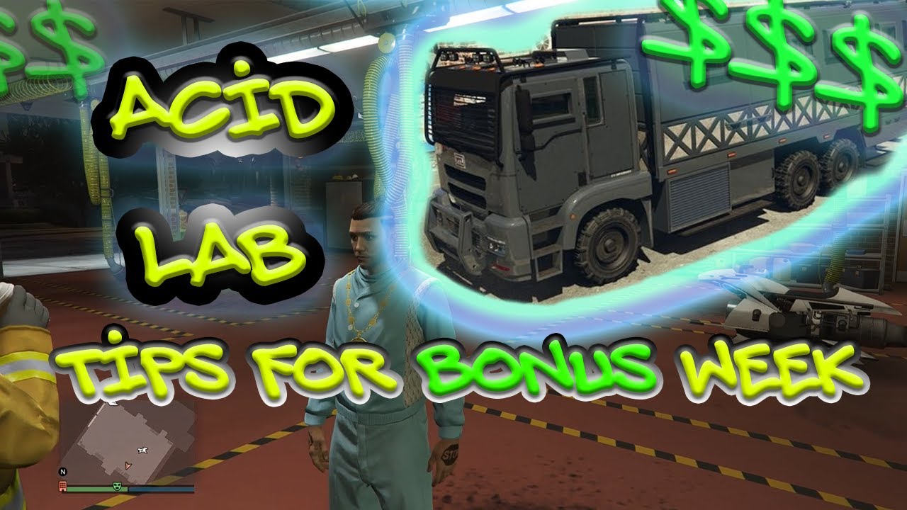 ACID LAB TIPS FOR BONUS WEEK (GTA ONLINE) YouTube