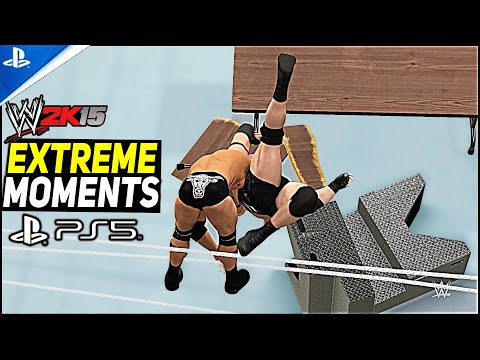 Extreme Moments: WWE 2K15 On PS5! 4K 60FPS