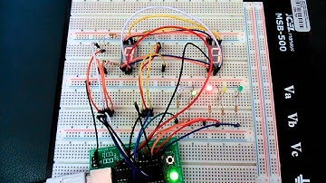 Pratica II Semáforo com 2 displays de 7 segmentos