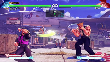 SFV Guile Just Flash Kick Training #4