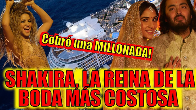 Shakira ARRASA en BODA MULTIMILLONARIA del año, así demostró que sus CADERAS NO MIENTEN - YouTube
