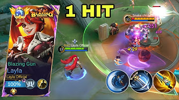 NEW META! LAYLA 100% BEST DAMAGE BUILD AND EMBLEM!! (layla best build 2025) - MUST TRY! | MLBB