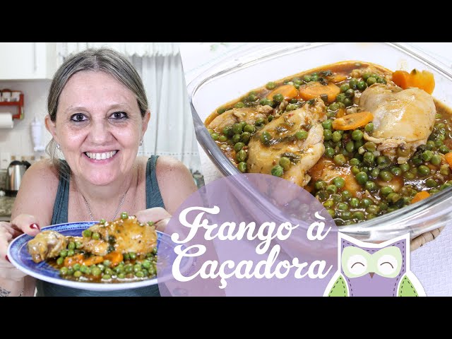 Faça a receita do delicioso frango à caçadora sem nenhum trabalho