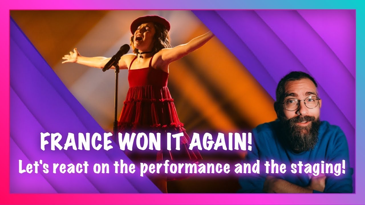 Реакция на победное выступление Лу Делёза с песней "Ce Monde" на Детском Евровидении 2025.