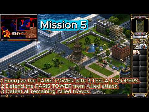 Red Alert 2: Yuri’s Revenge Mission 5 | Soviet Forces Campaign Gameplay