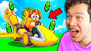 ¡GASTÉ $100,000 ROBUX en GO-KART RACE! 🤑🔥 | ROBLOX (RECORD MUNDIAL)